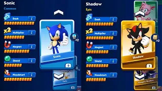 SONIC DASH NEW UPDATE 2023 GAMEPLAY - SONIC VS SHADOW