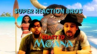 SUPER REACTION BROS REACT & REVIEW Moana Teaser Trailer!!!!