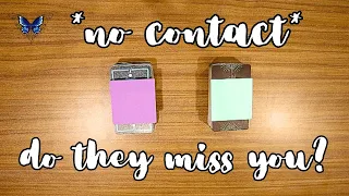 *NO CONTACT* DO THEY MISS YOU? 🥲🥹😍🥰 *pick a card* Timeless Tarot Reading 🔮💫