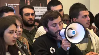 Georgian Student Protest Faces Off With Police