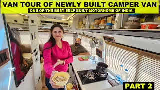 VLOG 289😍OMG😍 NOTHING CAN BE A BETTER HOME THAN THIS ON WHEELS/ VAN TOUR OF CAMPER VAN IN INDIA