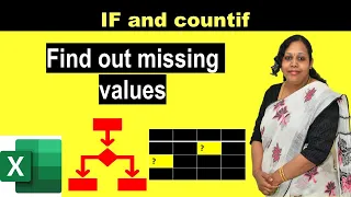 How to find missing values | How to find missing values using if and countif function