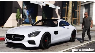 GTA 5 MOD | Mercedes-Benz AMG GT - 2016 | ENB PC - 60 FPS