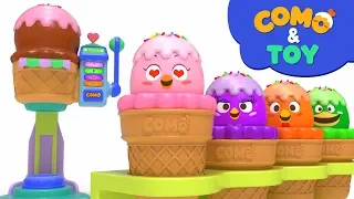 Como | Ice cream Shop 2 | Learn colors and words | Cartoon video for kids | Como Kids TV
