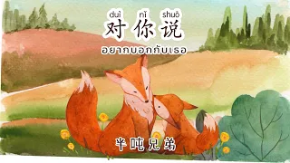 [ThaiSub | Pinyin] 《对你说 • อยากบอกกับเธอ 》半吨兄弟 「dui ni shuo」เพลงจีนแปลไทย