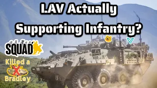 LAV Supporting Infantry?? (Bradley Kill!) | Squad Gameplay