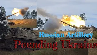 Msta-S 152MM self-propelled artillery #ukrainewar #russia #justnow #shorts #youtube