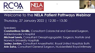 NELA Patient Pathways Webinar