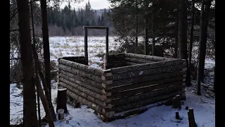Building a Small Log Cabin In North Bay