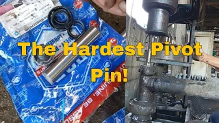 PULL OUT and INSTALL the Hardest Tri Wheel Pivot Pin!! PIAGGIO 200,230cc-wiggle tire,Matinding Kabig