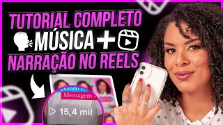 [REELS 2023] Como fazer Reels com narração e usar música no fundo| Como colocar o seu áudio no Reels