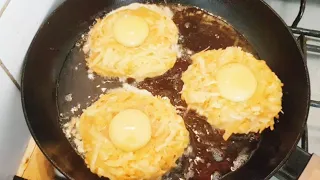 Just Add Eggs With Potato & Carrot,Its So Delicious/Simple Breakfast Recipe/Easy,Cheap &Quick Recipe