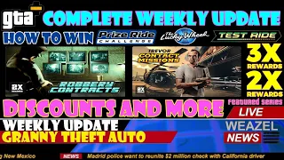GTA Online: Complete Weekly Update - Tuner Week - 3X and 2X GTA$ and RP - Discounts and More