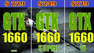 GTX 1660 vs GTX 1660 SUPER vs GTX 1660 Ti | GAMING BENCHMARK | 1080P | 1440P |
