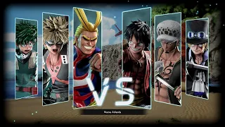 Jump Force One Piece vs My Hero Academia