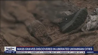 Gruesome mass gravesites discovered in liberated Ukrainian cities | FOX 13 Seattle