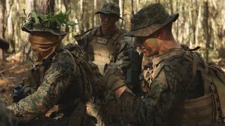 Recon Patrol with U.S. Marine Corps Combat Engineers