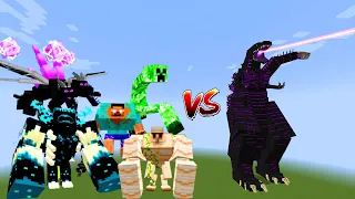 Shin Godzilla vs All mutant creatures in Minecraft!