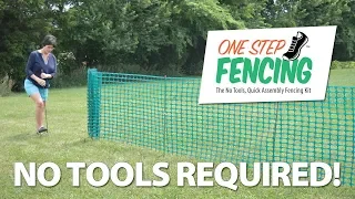 Installing a One Step Fence