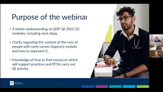 QOF QI: Implementation of the early cancer diagnosis QI module