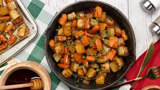 Roasted Vegetables - HONEY ROASTED POTATOES AND CARROTS | Recipes.net