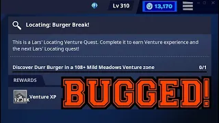 Fortnite STW: Another Bugged Venture Quest