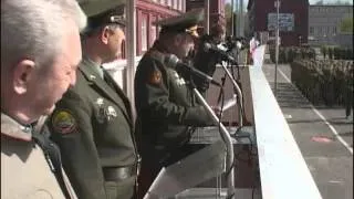 На генрепетиции парада руководство ПАИИ поздравило курсантов с годовщиной создания ВС РФ