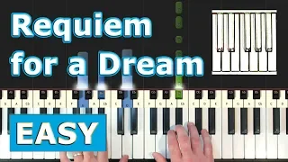 Requiem For A Dream - Piano Tutorial EASY - Sheet Music (Synthesia)