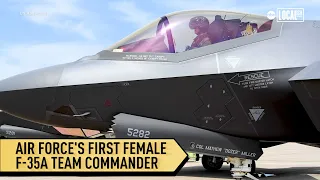 Meet the Air Force's first female F-35A demo team commander