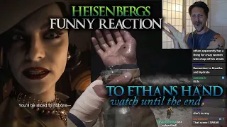 Heisenberg actor RE8: chased by Alcina Dimitrescu and the dilemma of Ethan's oddly attaching hand