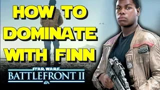 Star Wars Battlefront 2 - How to Dominate With Finn! Best Star Cards, How to not Suck!