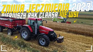 NASZE MAŁE ŻNIWA 🇵🇱 CLASS DOMINATOR 98SL CASE MX135 VALTRA T133