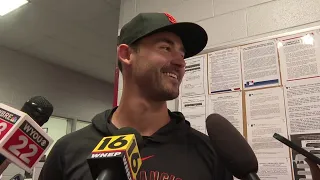 Mason Black Talks With The Media After His MLB Debut