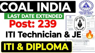 COAL India ITI, Diploma Job's Vacancy ✅ Coal Mining Industrial Trainee Job's Vacancy|NLC Recruitment