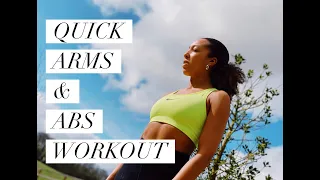 QUICK ARMS & ABS WORKOUT