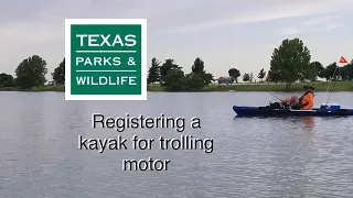 Registering kayaks for Lake permit