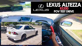 Lexus Altezza Rs200 - POV Drive