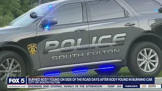 Burned body found on side of South Fulton road