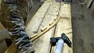 Изготовление арок из дерева.