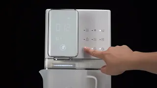 Olansi W62 RO sparkling water machine usage video