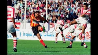ملخص مباراة الترجي و النادي الأفريقي 4 - 0 بستاد المنزه   1994 - دربي الهربة