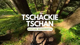 Tschäckie Tschan Enduro Trail Bikepark Brandnertal full run POV RAW