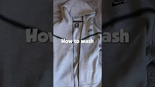 How To Wash Your Nike Tech Fleece CORRECTLY #shorts #niketechfleece #nike