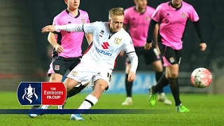 MK Dons 3-0 Northampton (Replay) Emirates FA Cup 2015/16 (R3) | Goals & Highlights