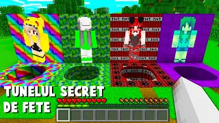 Am Gasit UN TUNEL SECRET cu FETE in MINECRAFT ! *CE S-A INTAMPLAT?*