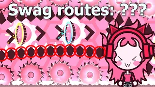 Ashley Wave Trials with Swag Routes counter — Geometry Dash