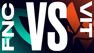 FNC vs. VIT - Playoffs Round 1 | LEC Summer Split | Fnatic vs. Team Vitality | Game 5 (2021)