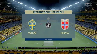 FIFA 22-SWEDEN VS NORWAY UEFA NATIONS LEAGUE | PS4 Gameplay