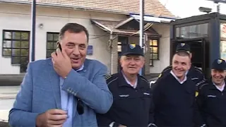 Milorad Dodik slavi rođenje unuka na GP Gradiška www.rtrs.tv