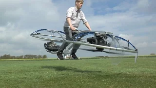 THE FLYING HOVER BIKE !!!!!!!!! The Skorpion 3